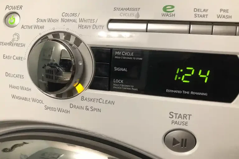 Problème affichage temps restant machine à laver pas précis
